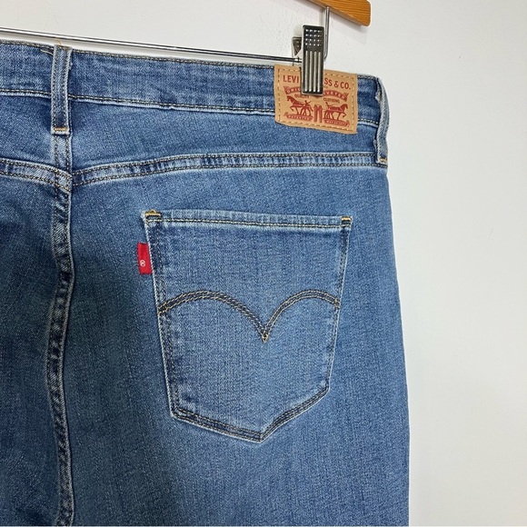 Levi’s 721 high rise skinny ankle jeans raw‎ hem size 33 - Picture 5 of 10